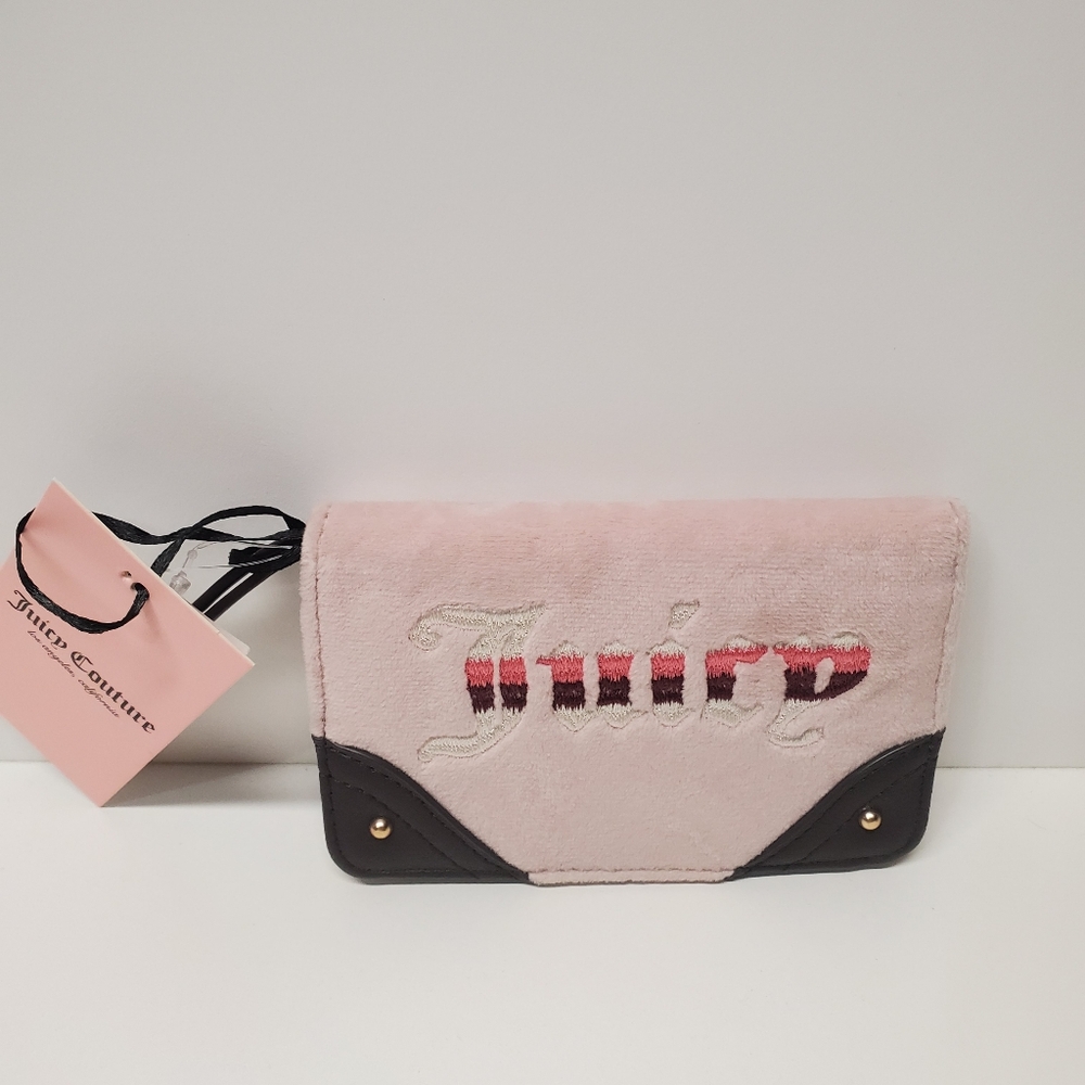 Juicy Couture Retro Vibe Slim Elongated Bifold Wallet - Chocolate/Dusty …